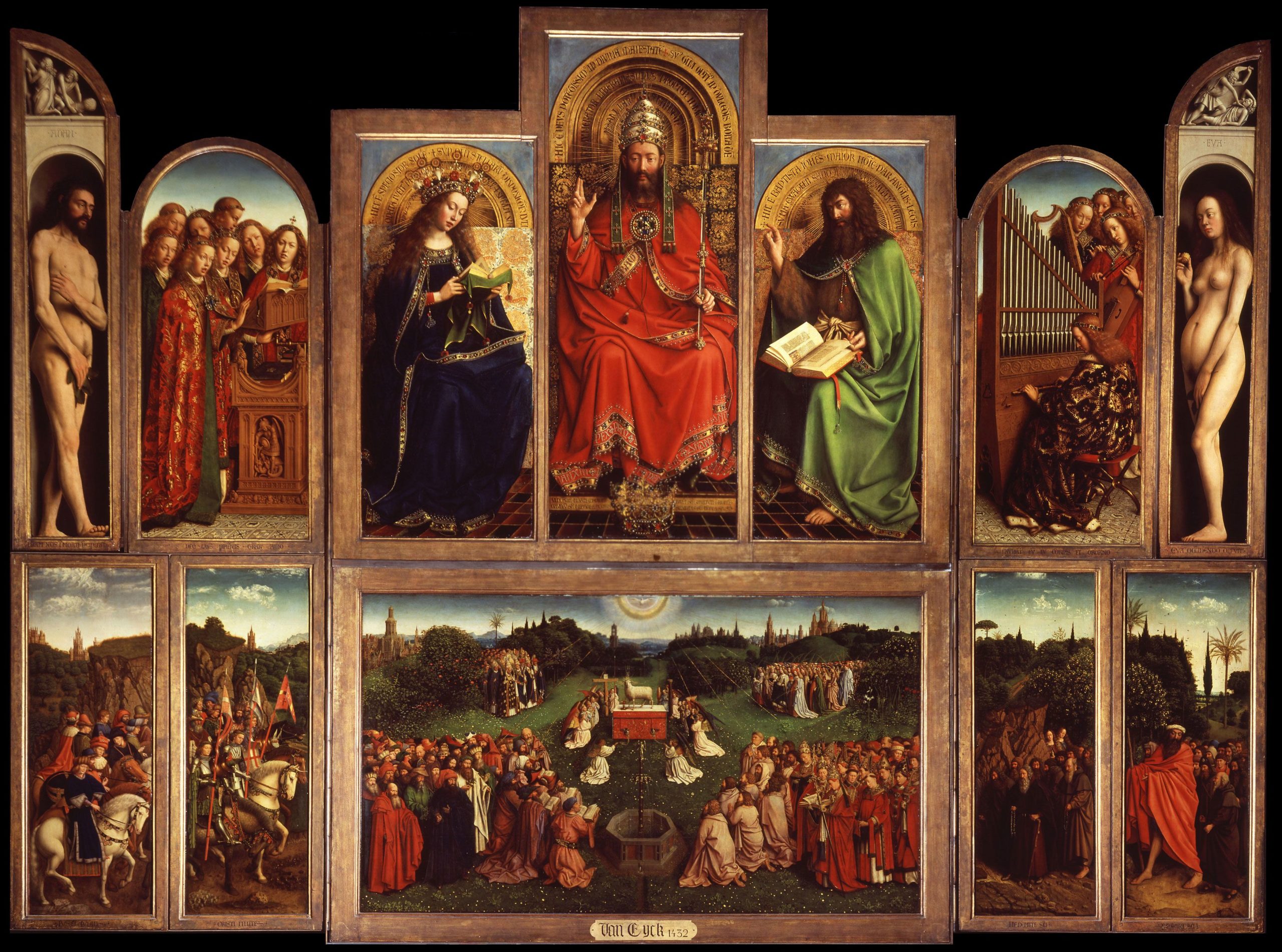 LA TENTATION DU RéEL – L’Agneau Mystique des frères Van Eyck